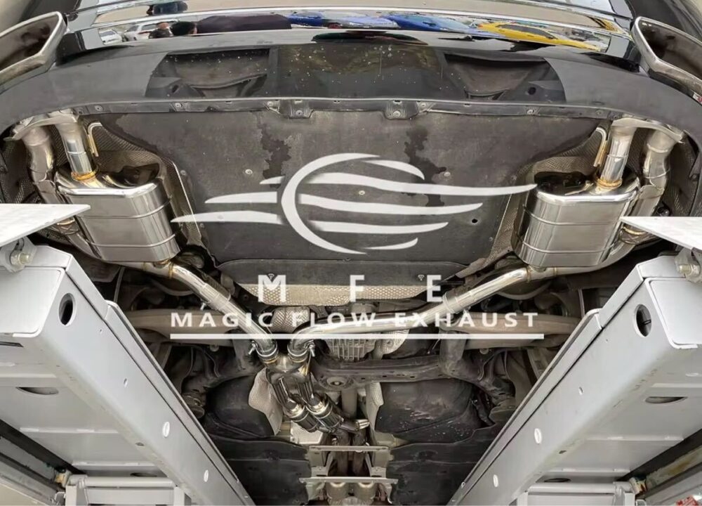5699f0a1abb48e_1200_864.jpg ★MFE★ アウディ A8 D4 可変バルブ マフラー エキゾースト 中間 パイプ ミッド ディフューザー リアピース ダウンパイプ S8 A8L