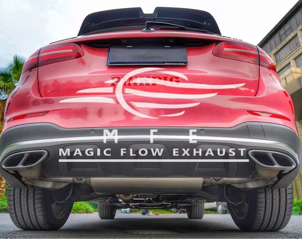 ★MFE★ X253 C253 GLC43 可変バルブ マフラー エキゾースト 中間 パイプ ディフューザー リアピース ダウンパイプ 可変マフラー