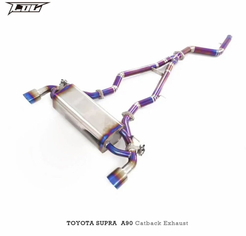 ★C.O.C★ チタン トヨタ スープラ 90 A90 可変バルブ マフラー フロントパイプ 中間 supra ダウンパイプ ミッド SZ RZ SZ-R