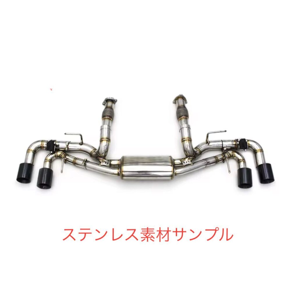 ★COC★ 純正バルブ使用可 コルベット C8 センターパイプ 可変バルブ マフラー ミッドパイプ ダウンパイプ corvette z51 z06