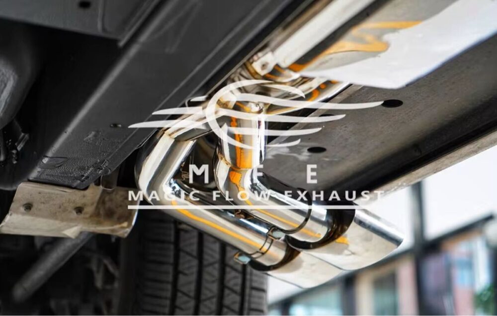 ★MFE★ W463A W464 G550 可変バルブ マフラー エキゾースト 中間 パイプ ディフューザー リアピース ダウンパイプ 可変マフラー