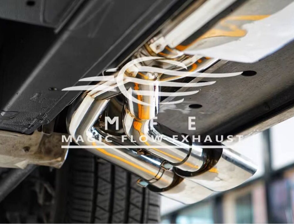 ★MFE★ W463A W464 G550 可変バルブ マフラー エキゾースト 中間 パイプ ディフューザー リアピース ダウンパイプ 可変マフラー