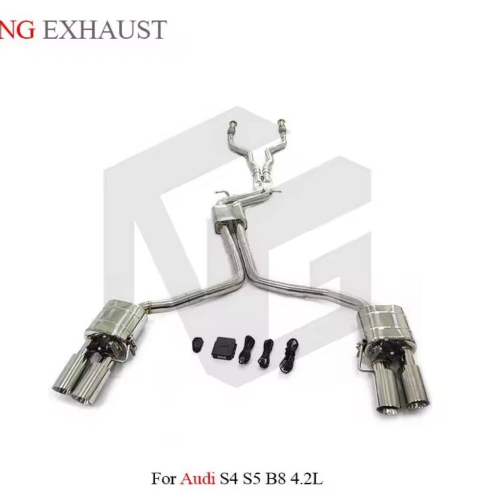 ★ING★ S4 S5 B8 可変バルブ マフラー エキゾースト アウディ audi 可変マフラー 4.2