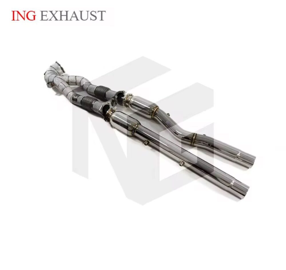 ★ING★ RS3 TTRS ダウンパイプ 8V ミッドパイプ マフラー エキゾースト アウディ audi