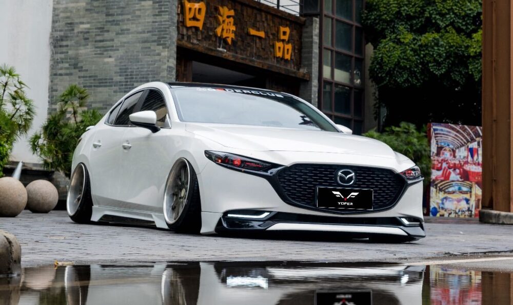 ★YOFER★ マツダ マツダ3 BP系 セダン ボディキット ディフューザー バンパー マフラー リップ スポイラー グリル mazda3