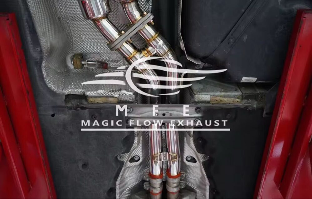 59699f0a19bc223_1200_764.jpg ★MFE★ アウディ A7 C7 可変バルブ マフラー エキゾースト 中間 パイプ ミッド ディフューザー リアピース ダウンパイプ RS7 3.0