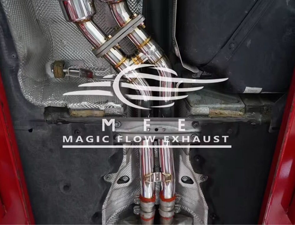 59699f0a19bc223_1200_764.jpg ★MFE★ アウディ A7 C7 可変バルブ マフラー エキゾースト 中間 パイプ ミッド ディフューザー リアピース ダウンパイプ RS7 3.0