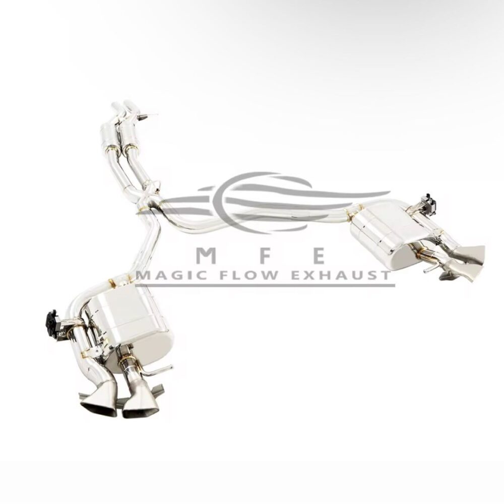 59699f0a1a89bf1_1200_1163.jpg ★MFE★ アウディ A8 D4 可変バルブ マフラー エキゾースト 中間 パイプ ミッド ディフューザー リアピース ダウンパイプ S8 A8L