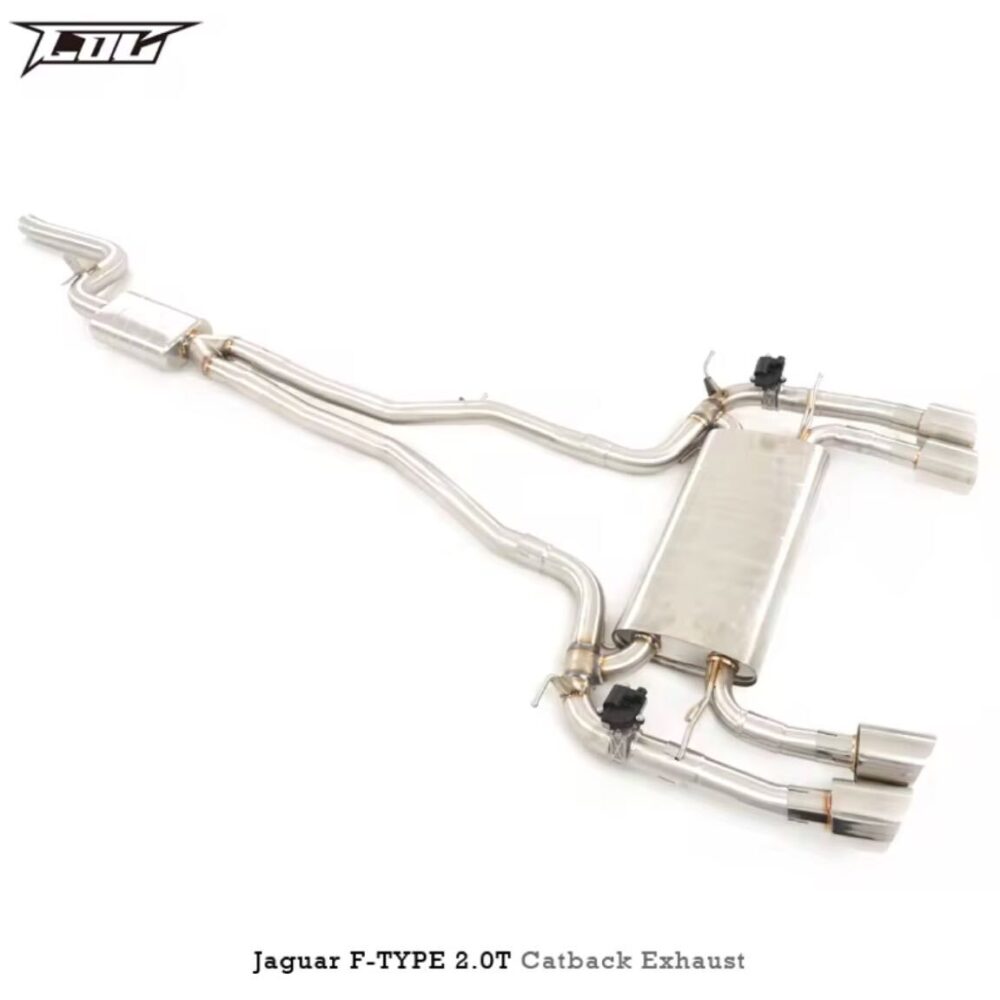 ★C.O.C★ Fタイプ 2.0 可変バルブ ハイパフォーマンスエキゾースト マフラー パイプ 中間 f-type 3.0 R P300 ジャガー