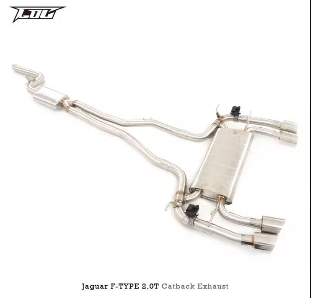 ★C.O.C★ Fタイプ 2.0 可変バルブ ハイパフォーマンスエキゾースト マフラー パイプ 中間 f-type 3.0 R P300 ジャガー