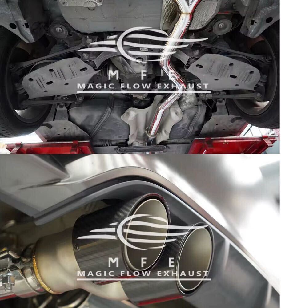 61699f0a050807a_913_1200.jpg ★MFE★ F30 320i M3 仕様 ルック 可変バルブ マフラー エキゾースト 中間 パイプ ミッド リアピース 328i N20 B48