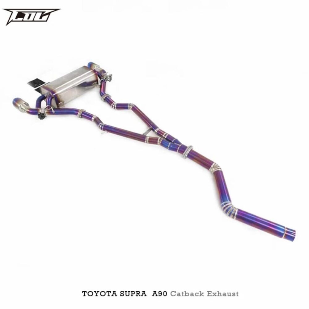 ★C.O.C★ チタン トヨタ スープラ 90 A90 可変バルブ マフラー フロントパイプ 中間 supra ダウンパイプ ミッド SZ RZ SZ-R