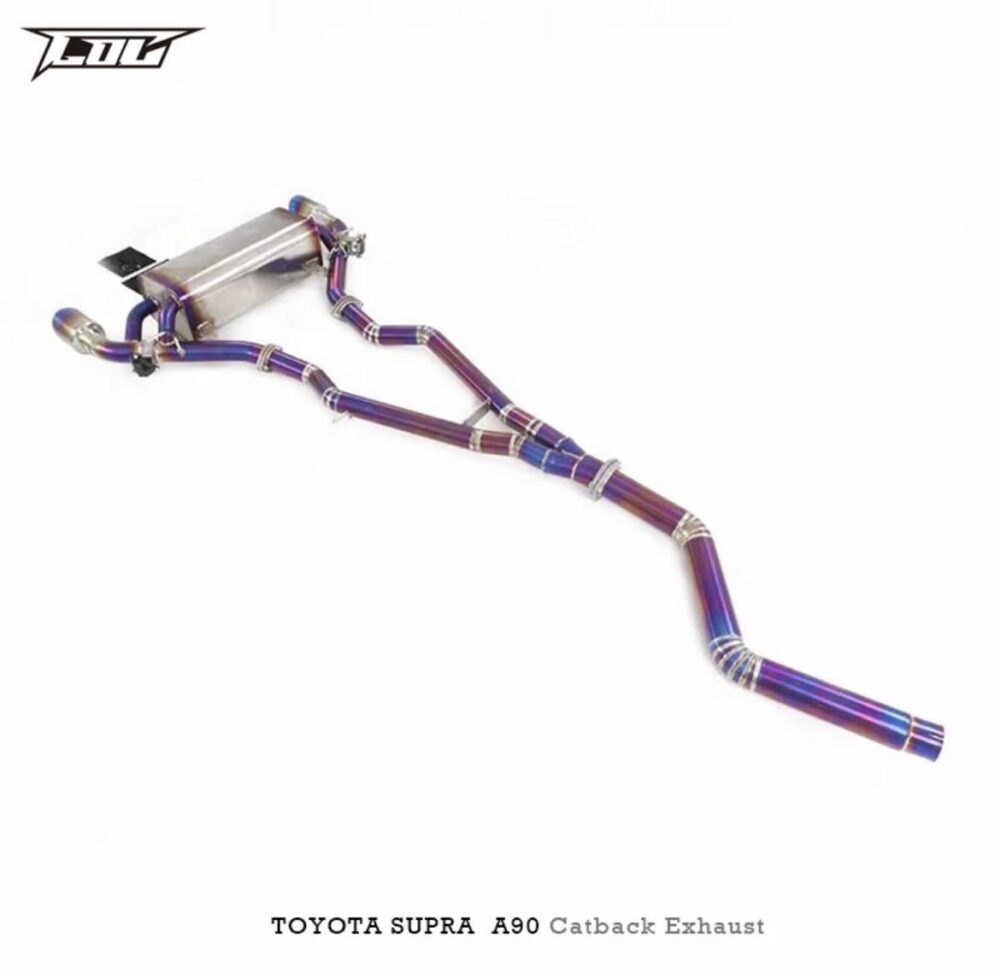 ★C.O.C★ チタン トヨタ スープラ 90 A90 可変バルブ マフラー フロントパイプ 中間 supra ダウンパイプ ミッド SZ RZ SZ-R