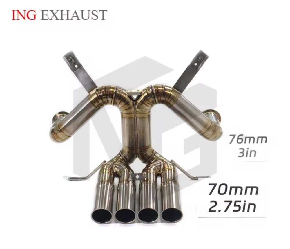 ★ING★ ランボルギーニ アヴェンタドール SVJ LP700 マフラー エキゾースト 740 750 ダウンパイプ ステンレス SV