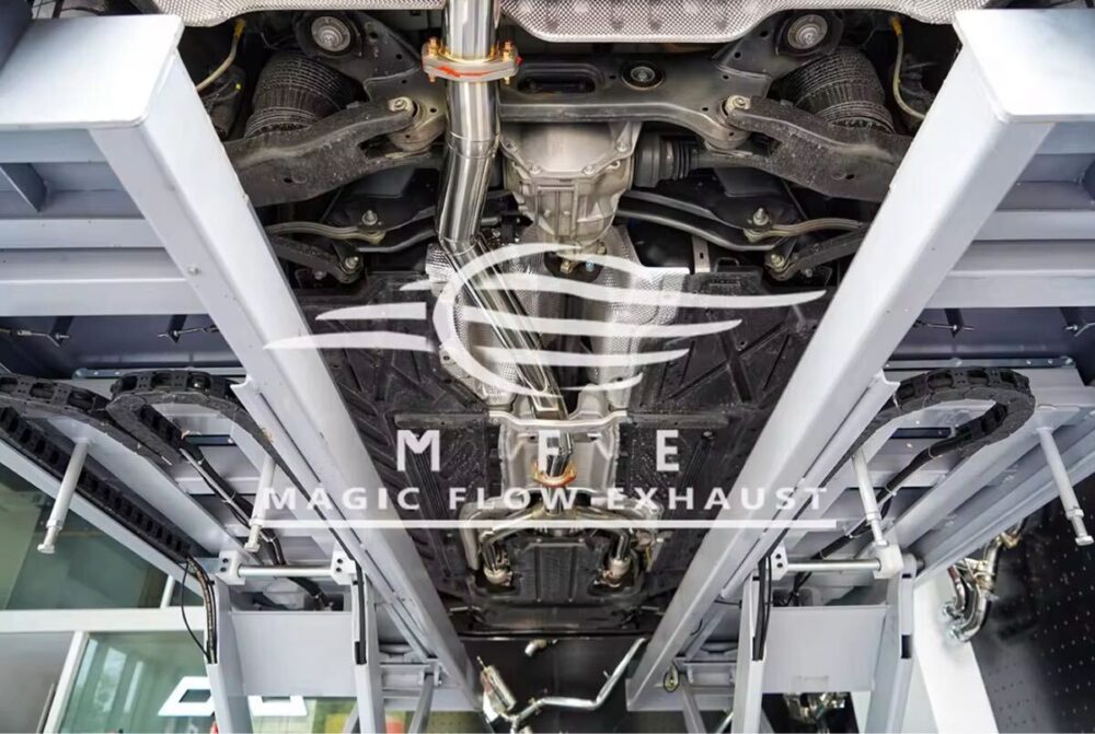 ★MFE★ X253 C253 GLC43 可変バルブ マフラー エキゾースト 中間 パイプ ディフューザー リアピース ダウンパイプ 可変マフラー