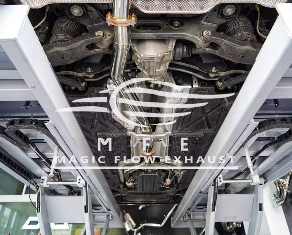 ★MFE★ X253 C253 GLC43 可変バルブ マフラー エキゾースト 中間 パイプ ディフューザー リアピース ダウンパイプ 可変マフラー