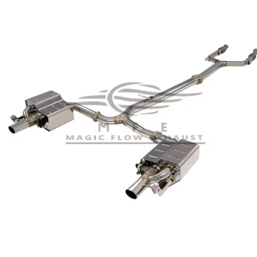 ★MFE★ W213 E43 AMG 可変バルブ マフラー エキゾースト 中間 パイプ ディフューザー リアピース 可変マフラー