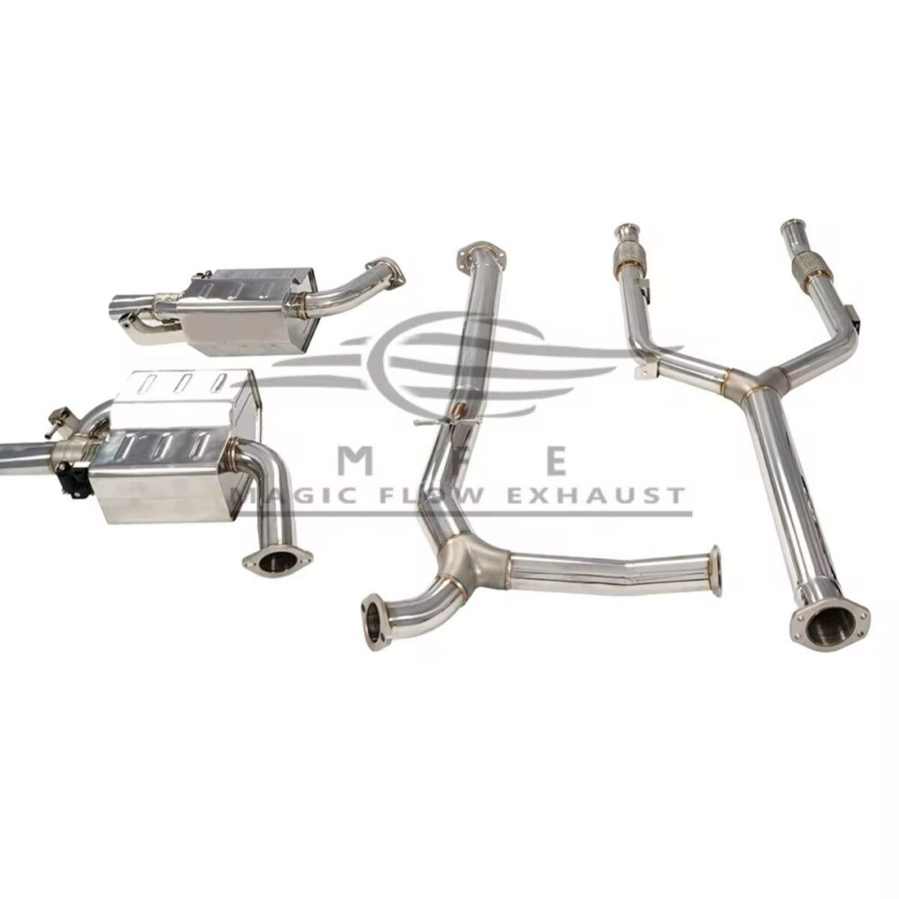 ★MFE★ W213 E43 AMG 可変バルブ マフラー エキゾースト 中間 パイプ ディフューザー リアピース 可変マフラー