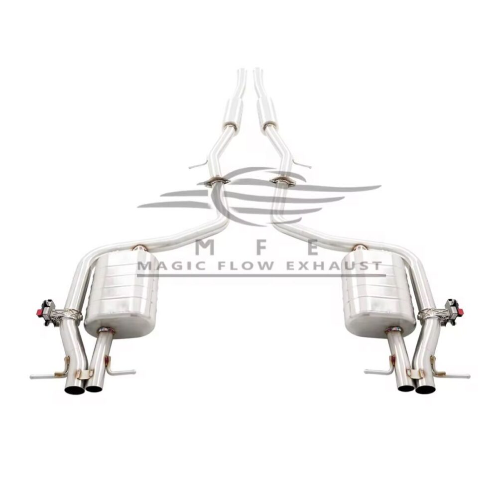 65699f0a464cd4d_1200_1159.jpg ★MFE★ W223 S500 可変バルブ マフラー エキゾースト 中間 パイプ ディフューザー リアピース 可変マフラー メルセデス Sクラス