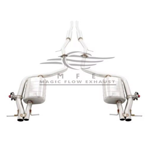 ★MFE★ W223 S500 可変バルブ マフラー エキゾースト 中間 パイプ ディフューザー リアピース 可変マフラー メルセデス Sクラス