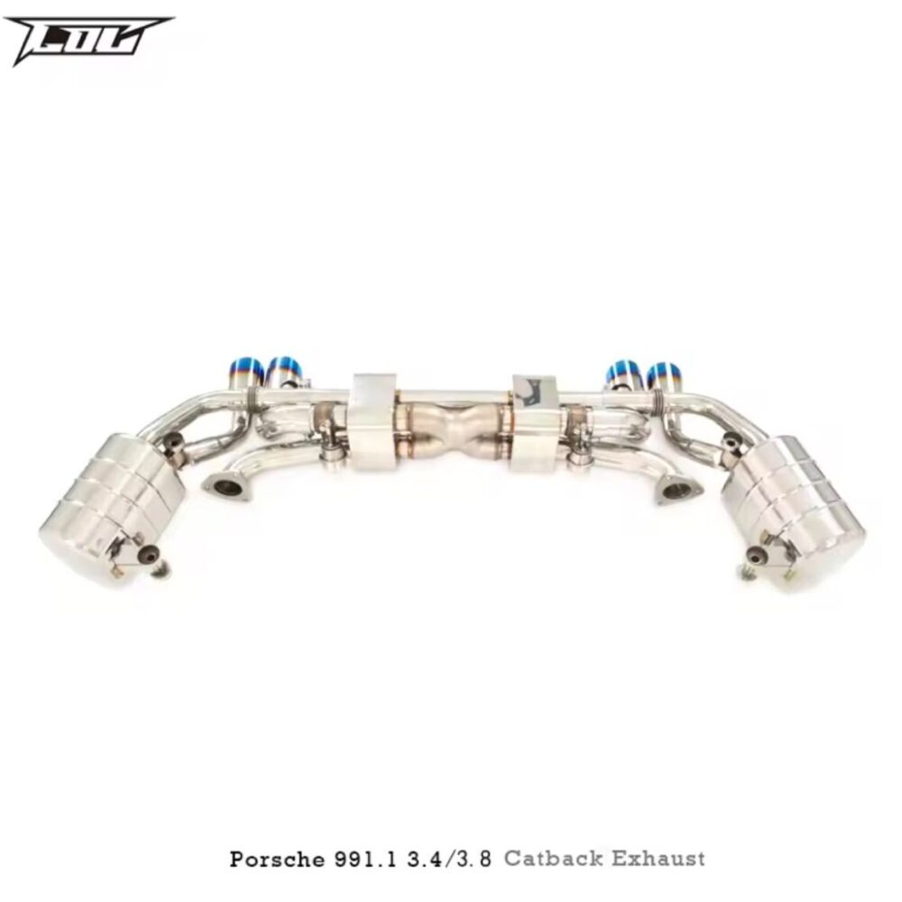 ★C.O.C★ 911 991 可変バルブ エキゾースト マフラー パイプ 中間 Porsche 3.4 3.8 カレラ ポルシェ マフラーカッター GTS S