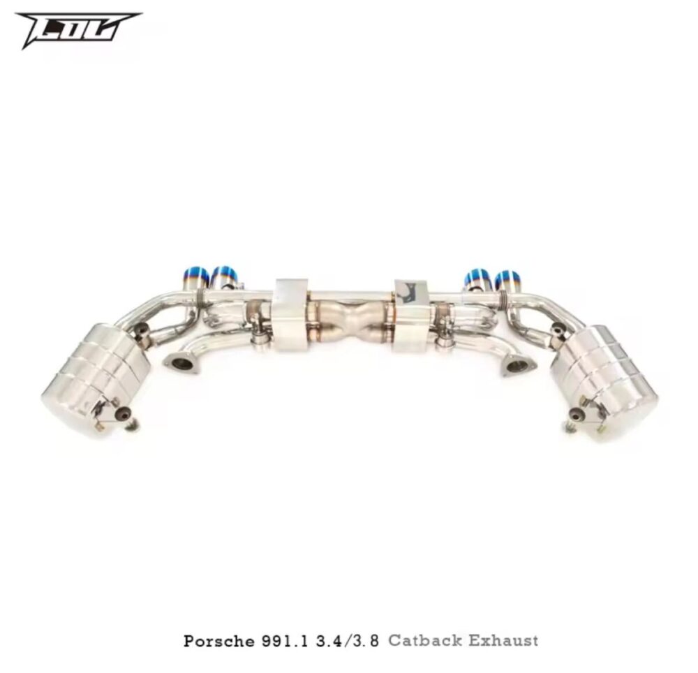★C.O.C★ 911 991 可変バルブ エキゾースト マフラー パイプ 中間 Porsche 3.4 3.8 カレラ ポルシェ マフラーカッター GTS S