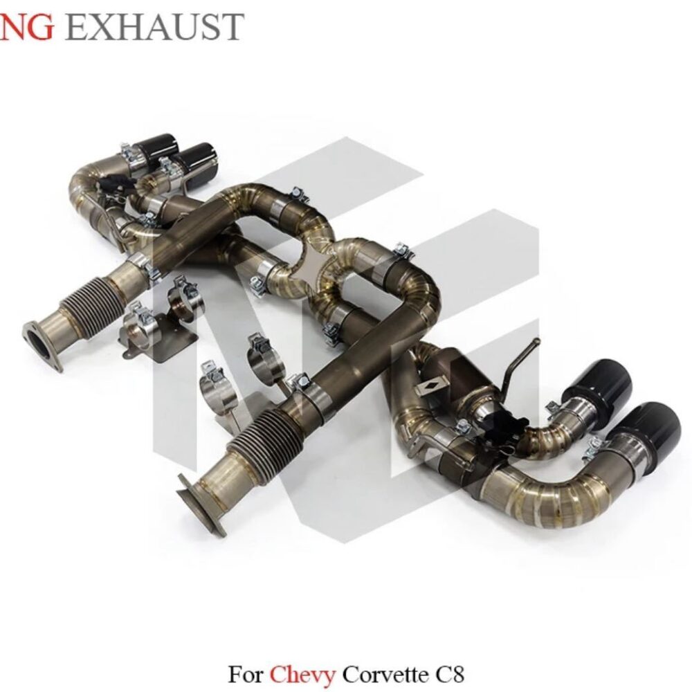 66699db191ed9aa_1170_1038-1.jpg ★ING★ コルベット C8 チタン 可変バルブ マフラー エキゾースト ダウンパイプ 触媒 キャタライザー corvette ②