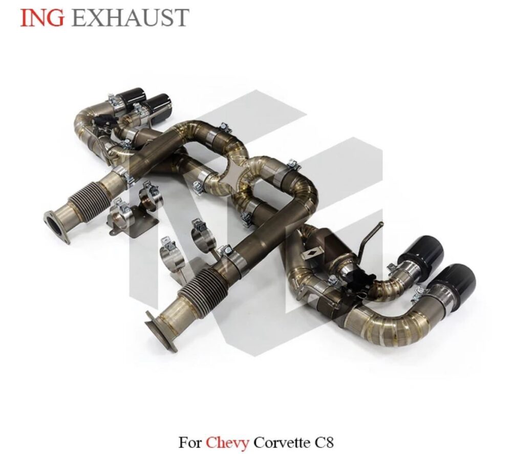 66699db191ed9aa_1170_1038-1.jpg ★ING★ コルベット C8 チタン 可変バルブ マフラー エキゾースト ダウンパイプ 触媒 キャタライザー corvette ②