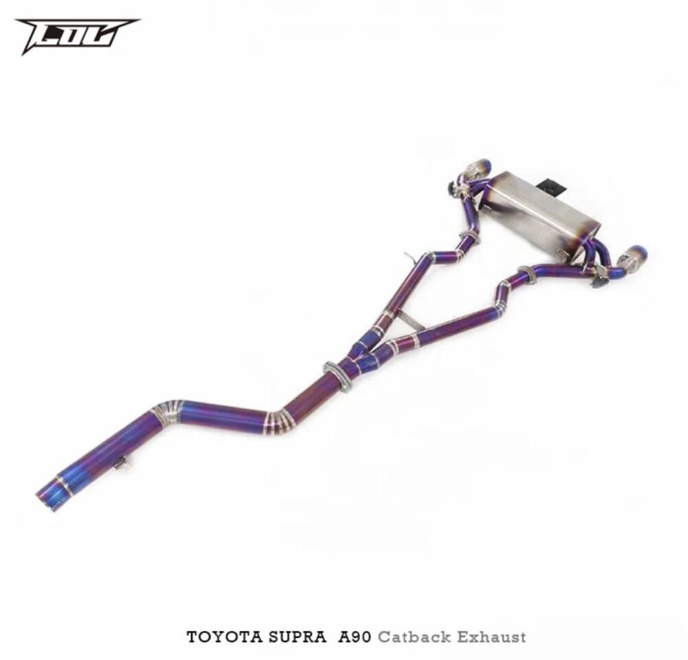 ★C.O.C★ チタン トヨタ スープラ 90 A90 可変バルブ マフラー フロントパイプ 中間 supra ダウンパイプ ミッド SZ RZ SZ-R