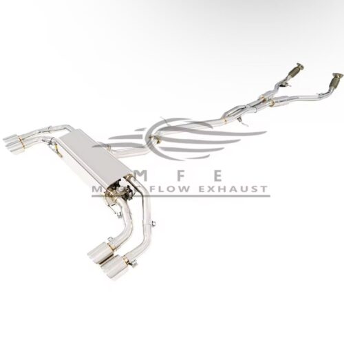 ★MFE★ アウディ Q7 可変バルブ マフラー エキゾースト 中間 パイプ ディフューザー リアピース ダウンパイプ SQ7 3.0 45 55 ②