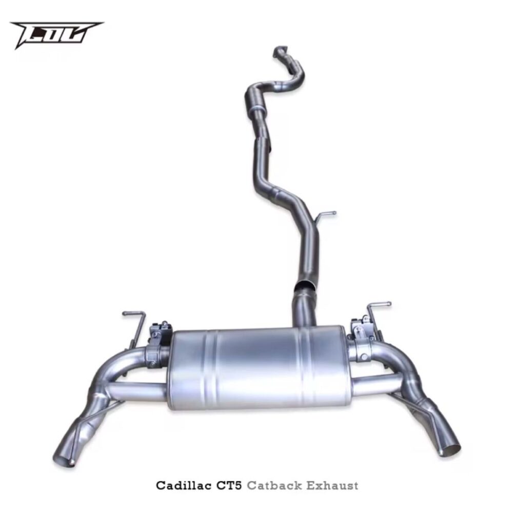 ★C.O.C★ CT5 キャデラック 可変バルブ ハイパフォーマンスエキゾースト マフラー パイプ 中間 XT5 2.0 スポーツ プラチナム
