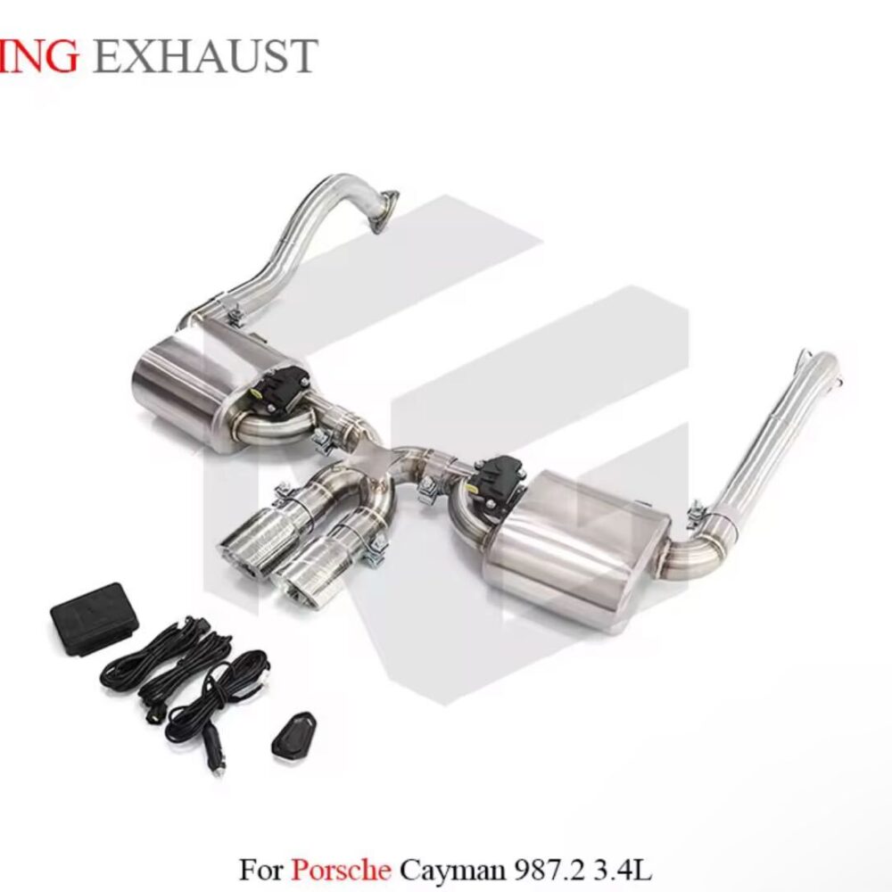 ★ING★ 987 ケイマン 可変バルブ マフラー エキゾースト ポルシェ PORSCHE 後期 987.2 3.4 S