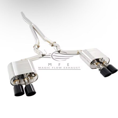 ★MFE★ マスタング エコブースト GT500ルック 可変バルブ マフラー 中間 パイプ ディフューザー リアピース 可変マフラー 2.3 ②