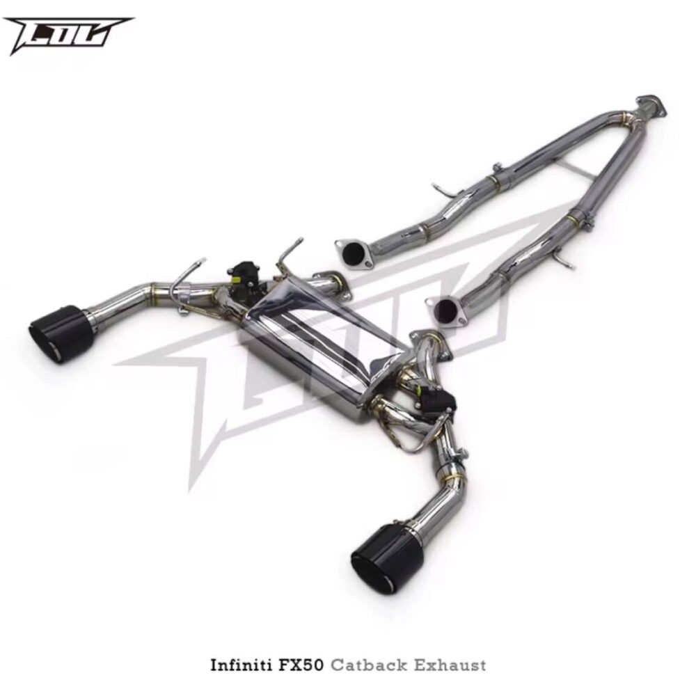★C.O.C★ インフィニティ FX35 可変バルブ ハイパフォーマンスエキゾースト マフラー パイプ 中間 バルブ FX37 FX50