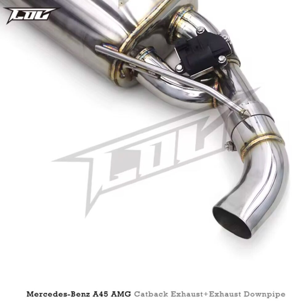★C.O.C★ A45 W176 可変 バルブ スーパースポーツ マフラー AMG メルセデス ベンツ A45s ダウンパイプ 2