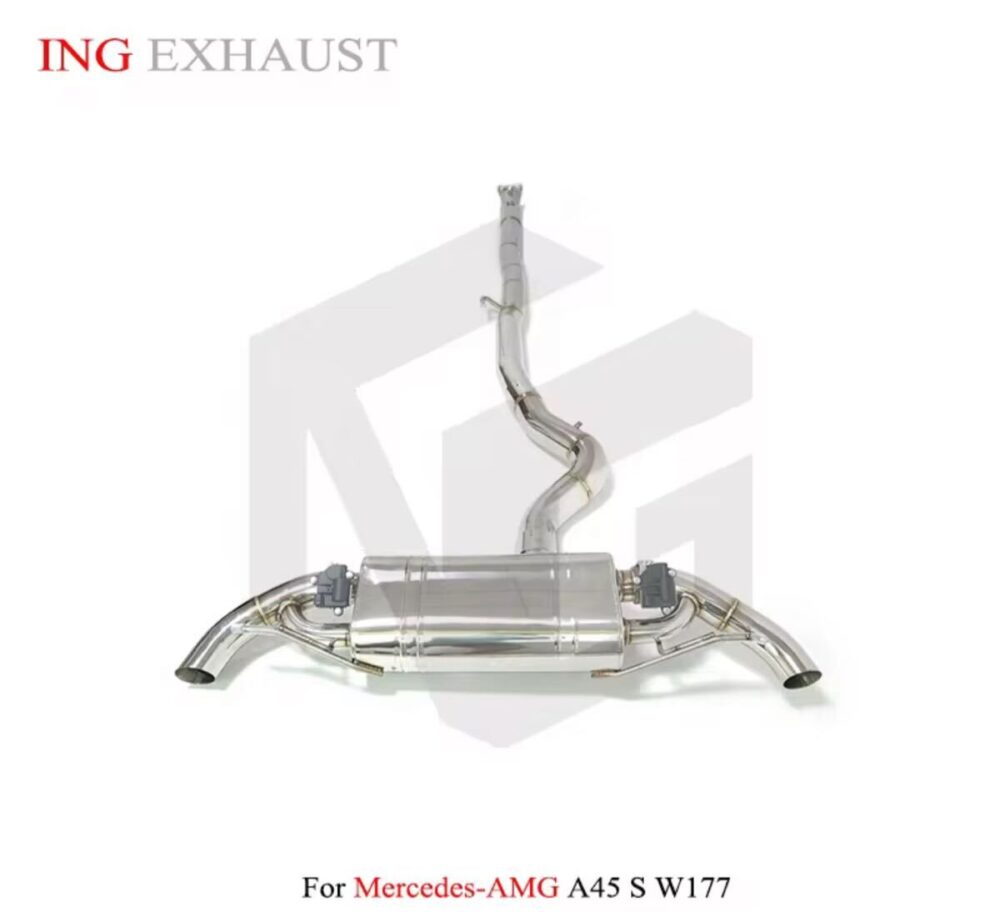 ★ING★ W177 A45 A45s 可変バルブ マフラー センターパイプ ミッドパイプ 中間 ダウンパイプ Aクラス AMG