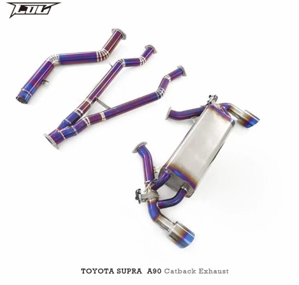 ★C.O.C★ チタン トヨタ スープラ 90 A90 可変バルブ マフラー フロントパイプ 中間 supra ダウンパイプ ミッド SZ RZ SZ-R