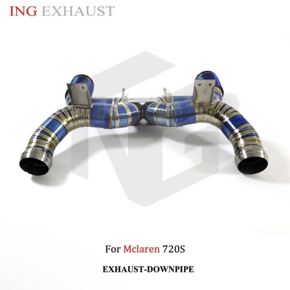 69699db18d5391f_1170_1156-1.jpg ★ING★ マクラーレン 720S チタン マフラー エキゾースト 触媒 キャタライザー 中間