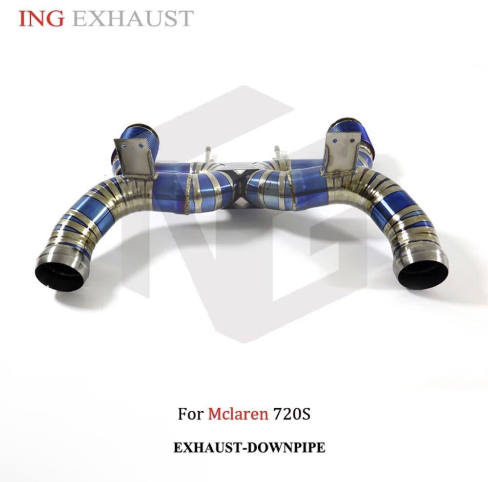 69699db18d5391f_1170_1156-1.jpg ★ING★ マクラーレン 720S チタン マフラー エキゾースト 触媒 キャタライザー 中間