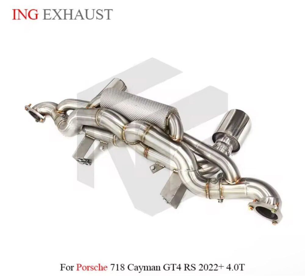 ★ING★ 718 ケイマン GT4 GTS RS 可変バルブ マフラー エキゾースト 4.0 ポルシェ PORSCHE cayman ②