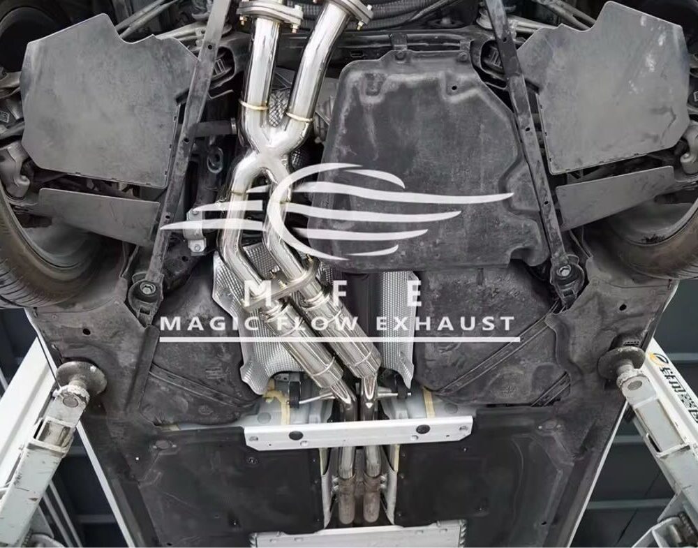 70699f0a09644e8_1200_785.jpg ★MFE★ アウディ A8 D5 可変バルブ マフラー エキゾースト 中間 パイプ ミッド ディフューザー リアピース ダウンパイプ S8