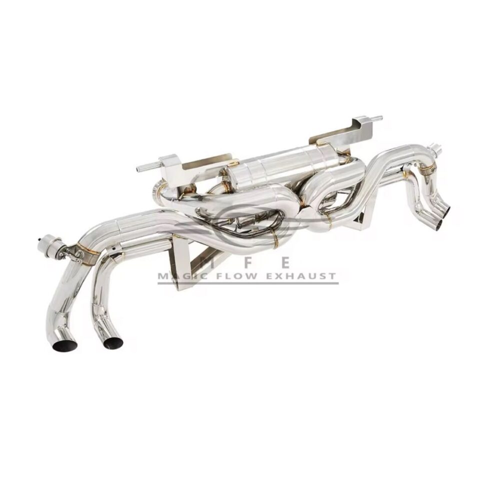 ★MFE★ ウラカン LP580 LP610 可変バルブ マフラー エキゾースト 中間 パイプ ディフューザー リアピース 可変マフラー ランボルギーニ