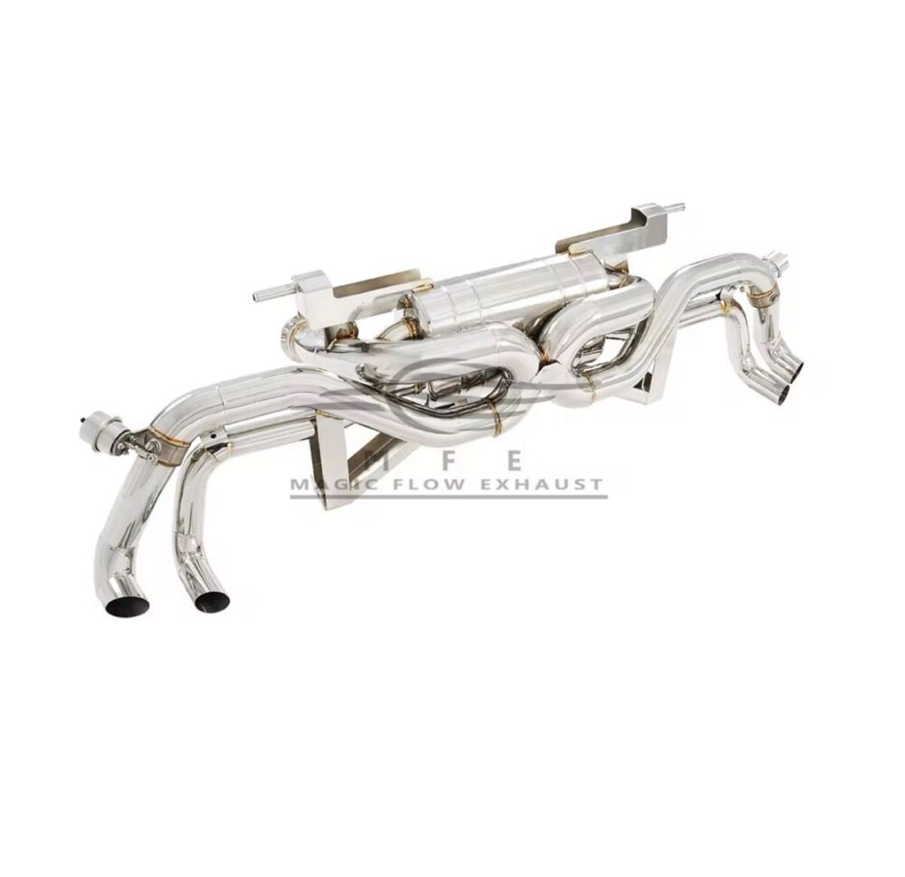 ★MFE★ ウラカン LP580 LP610 可変バルブ マフラー エキゾースト 中間 パイプ ディフューザー リアピース 可変マフラー ランボルギーニ