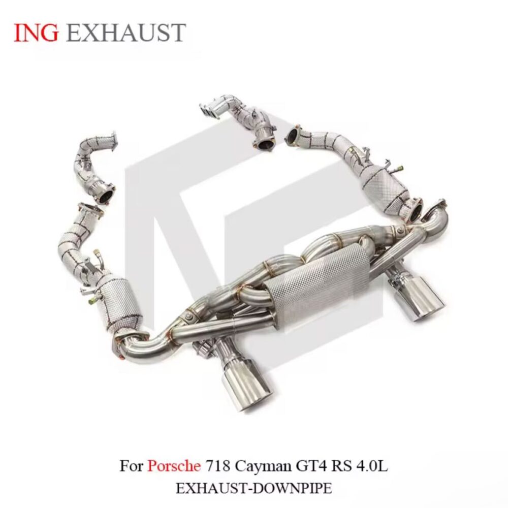 ★ING★ 718 ケイマン GT4 GTS RS 可変バルブ マフラー エキゾースト 4.0 ポルシェ PORSCHE cayman ステンレス