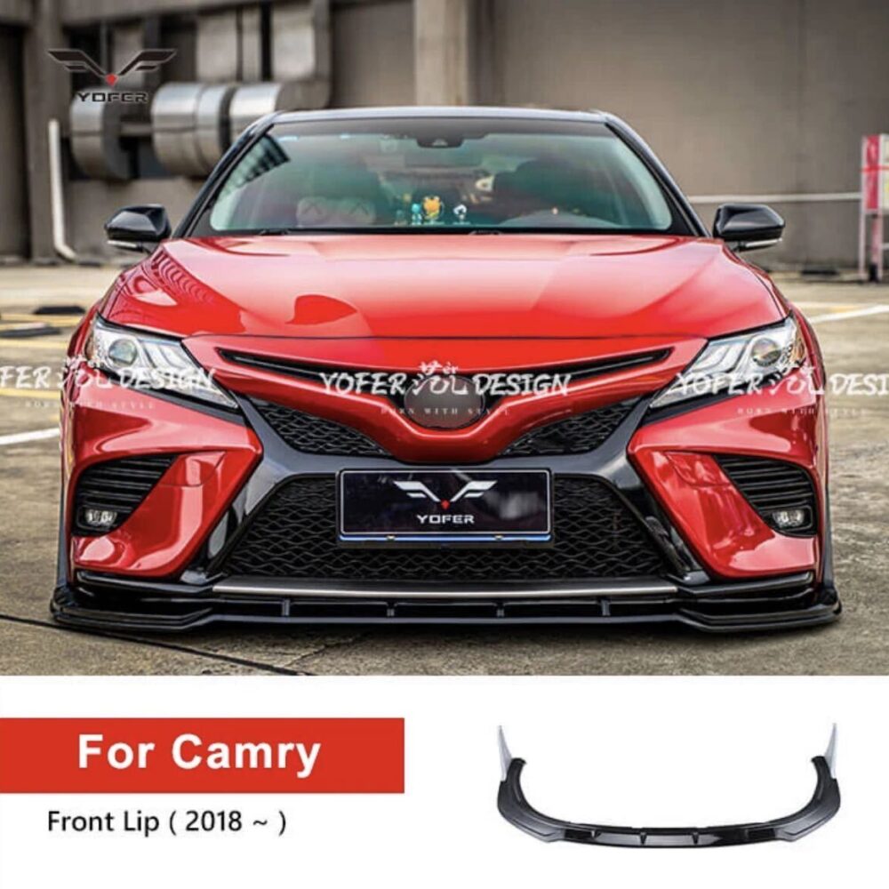 ★YOFER★ カムリ 70系 リアハーフ ディフューザー マフラー バンパー リップ camry トヨタ 2018-up WS セット