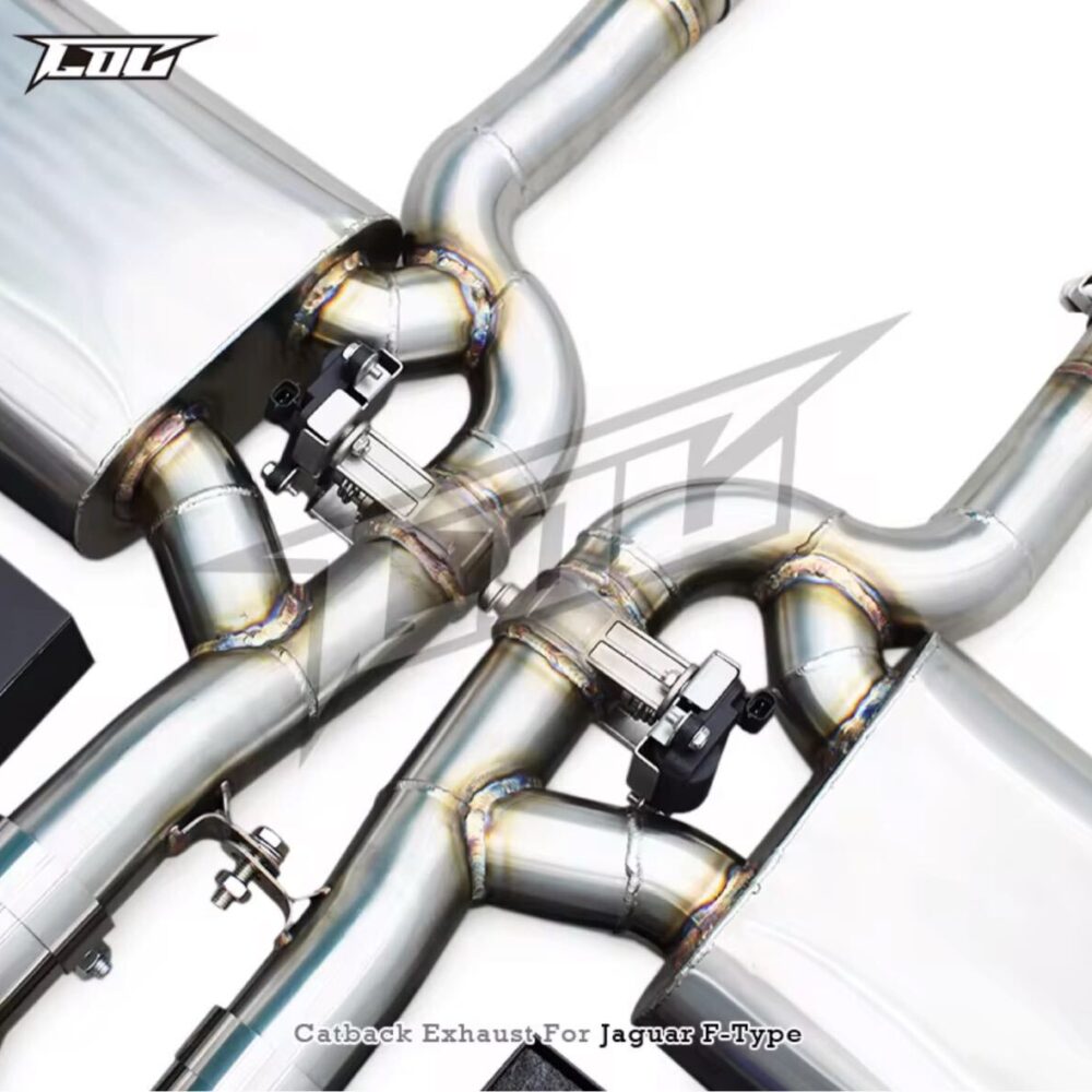 ★C.O.C★ Fタイプ 2.0 可変バルブ ハイパフォーマンスエキゾースト マフラー パイプ 中間 f-type 2.0 R P300 ジャガー jaguar リアピース