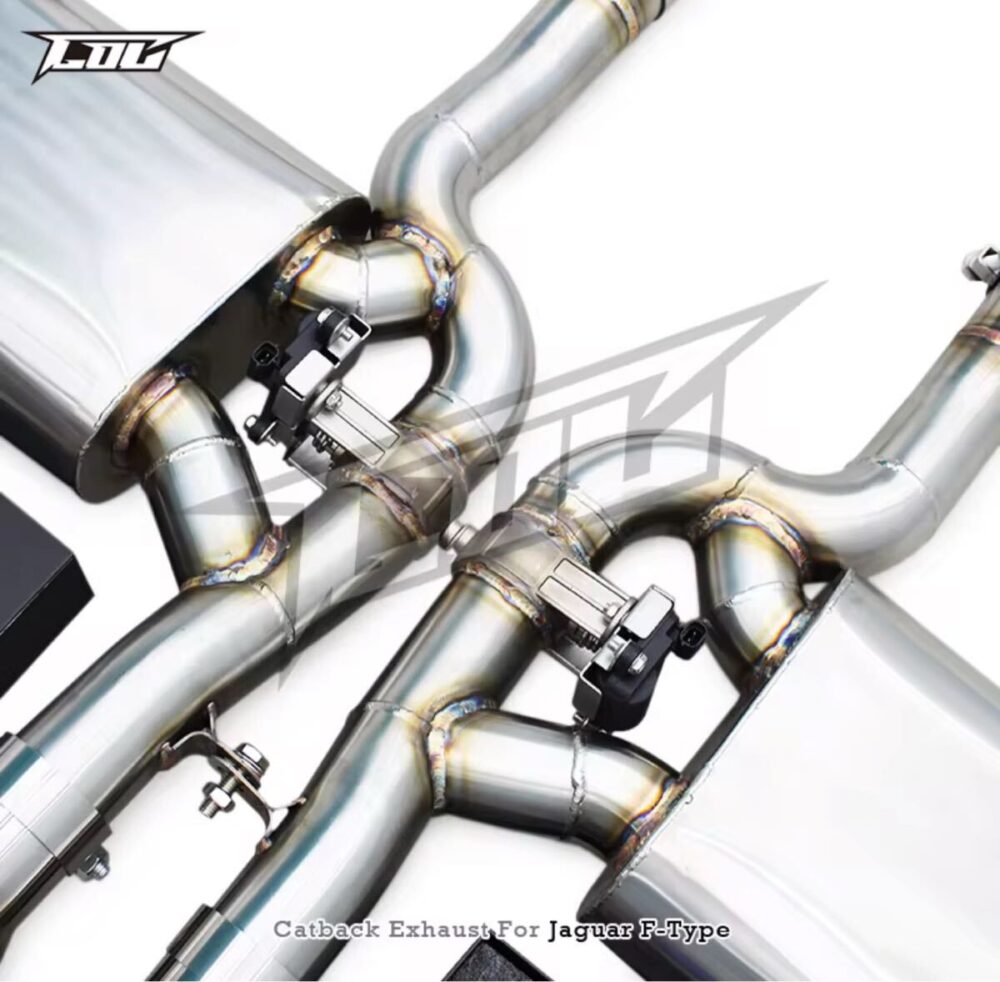 ★C.O.C★ Fタイプ 2.0 可変バルブ ハイパフォーマンスエキゾースト マフラー パイプ 中間 f-type 2.0 R P300 ジャガー jaguar リアピース