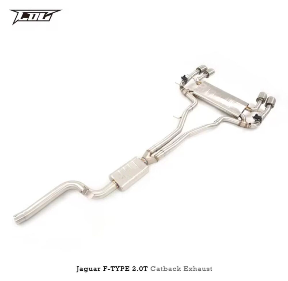 ★C.O.C★ Fタイプ 2.0 可変バルブ ハイパフォーマンスエキゾースト マフラー パイプ 中間 f-type 3.0 R P300 ジャガー