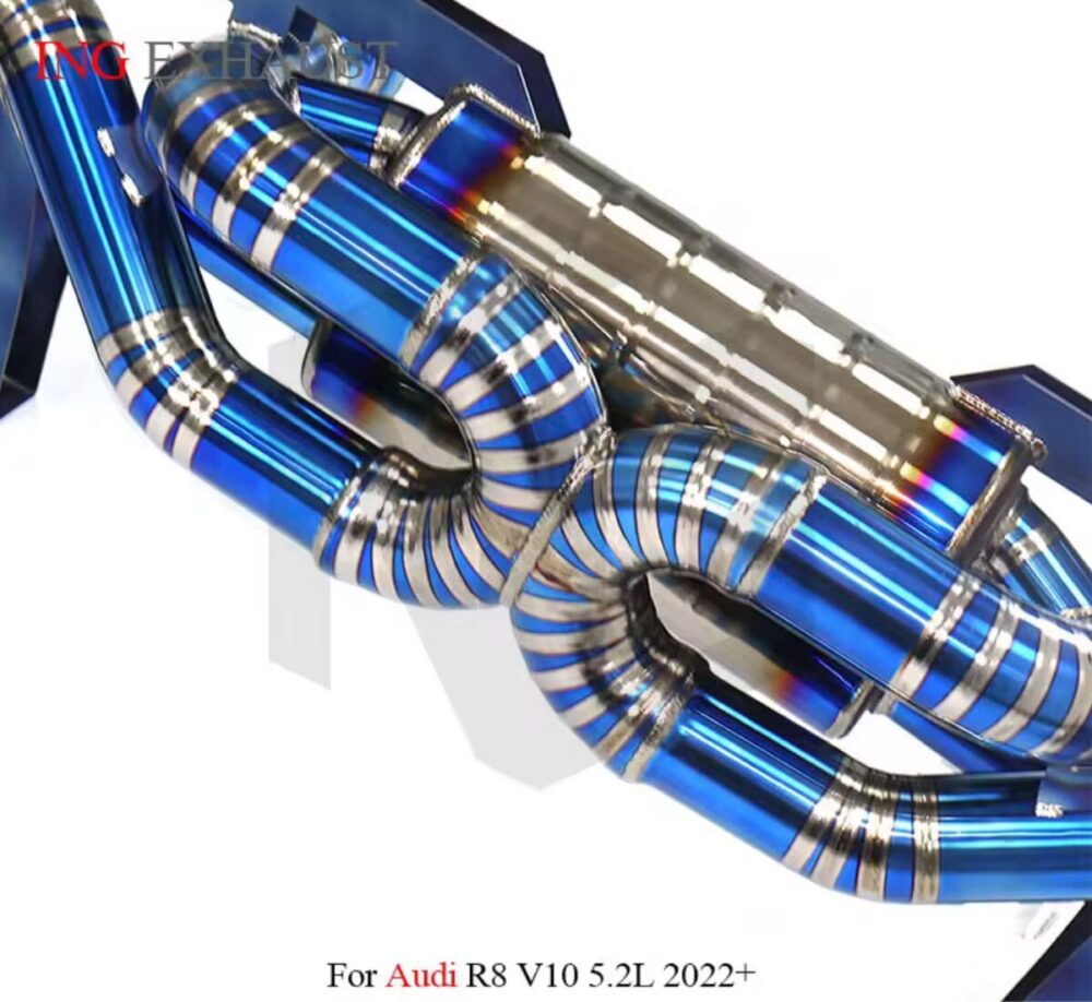 ★ING★ R8 V10 チタン 可変バルブ マフラー エキゾースト アウディ audi クワトロ 5.2