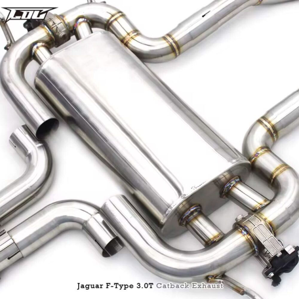 ★C.O.C★ Fタイプ 3.0 可変バルブ ハイパフォーマンスエキゾースト マフラー パイプ 中間 f-type 2.0 R P300 ジャガー